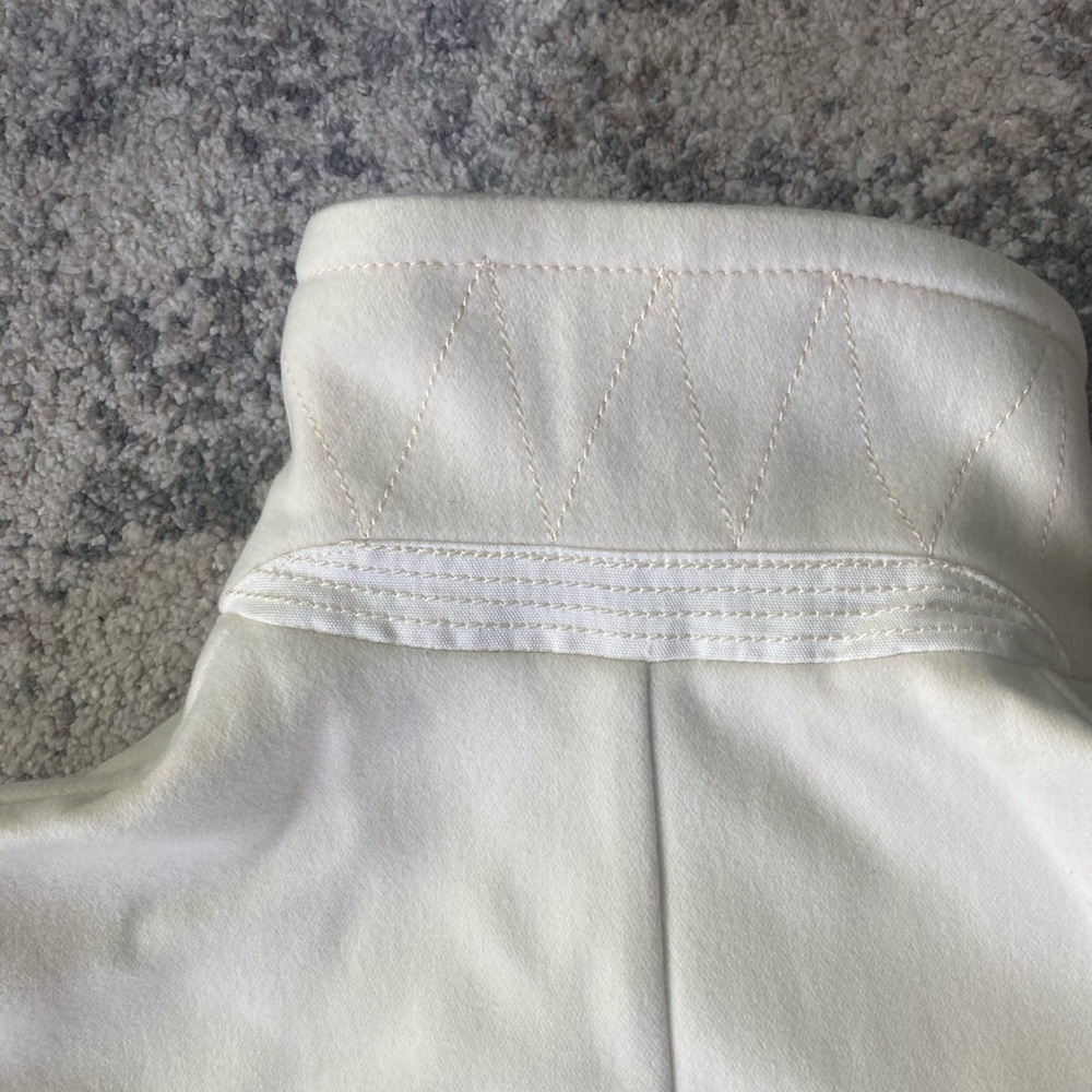 ZARA SRPLS ICE/CT 03 WOOL COAT OYSTER WHITE WOMEN - Picture 8 of 16